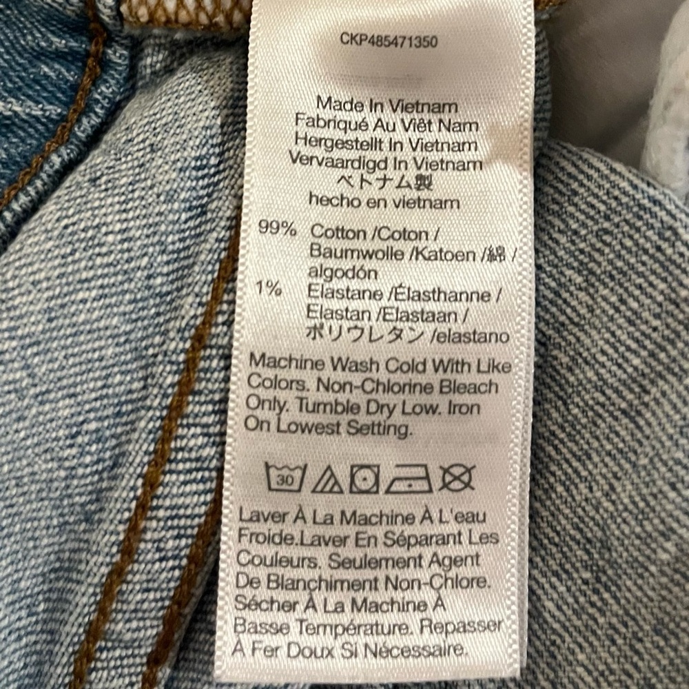 Madewell-Perfect Vintage Wide-Leg Crop Jean. Size: 27 - Picture 11 of 11